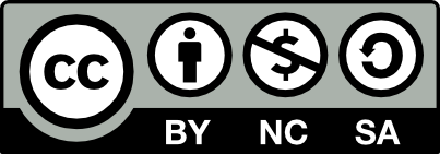 Attribution-NonCommercial-ShareAlike 4.0 International.